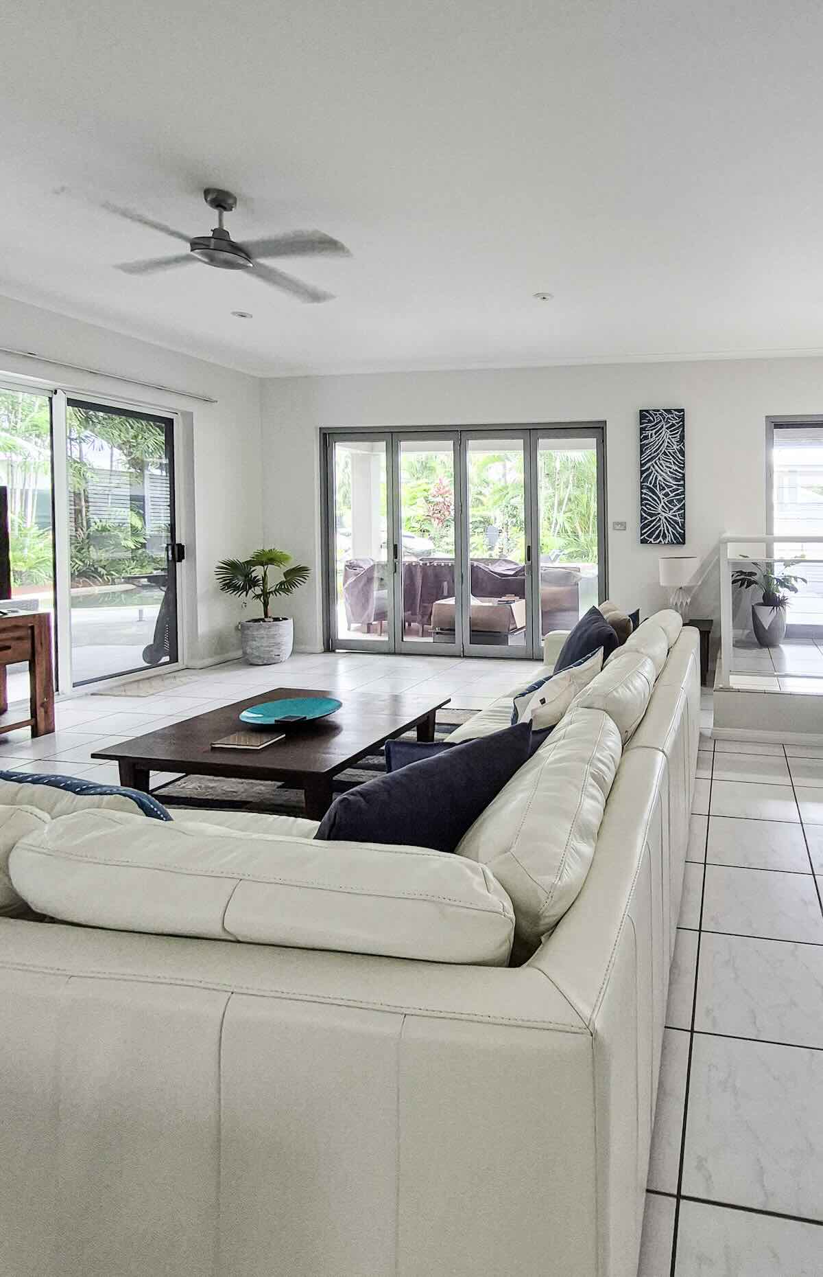 Executive Retreats Port Douglas Saltwater Living Room