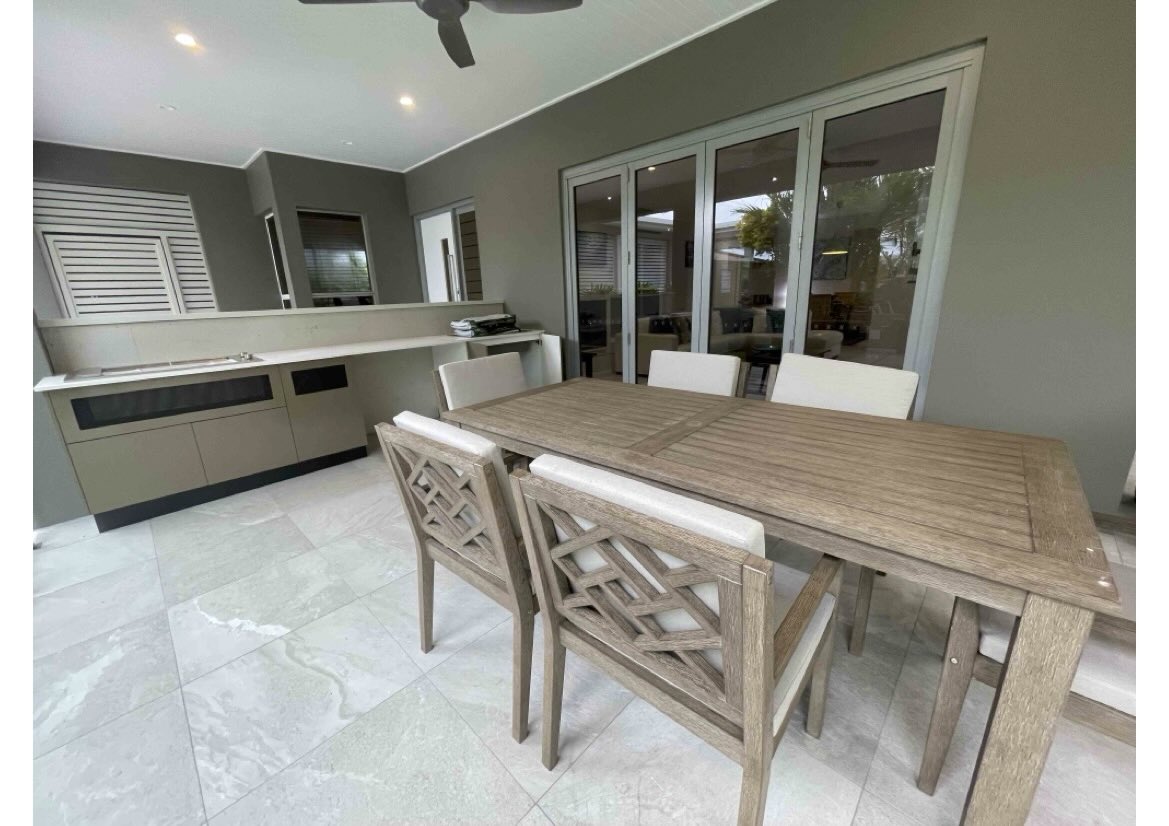 Executive Retreats Port Douglas Sandwater Outdoor Dining Table.