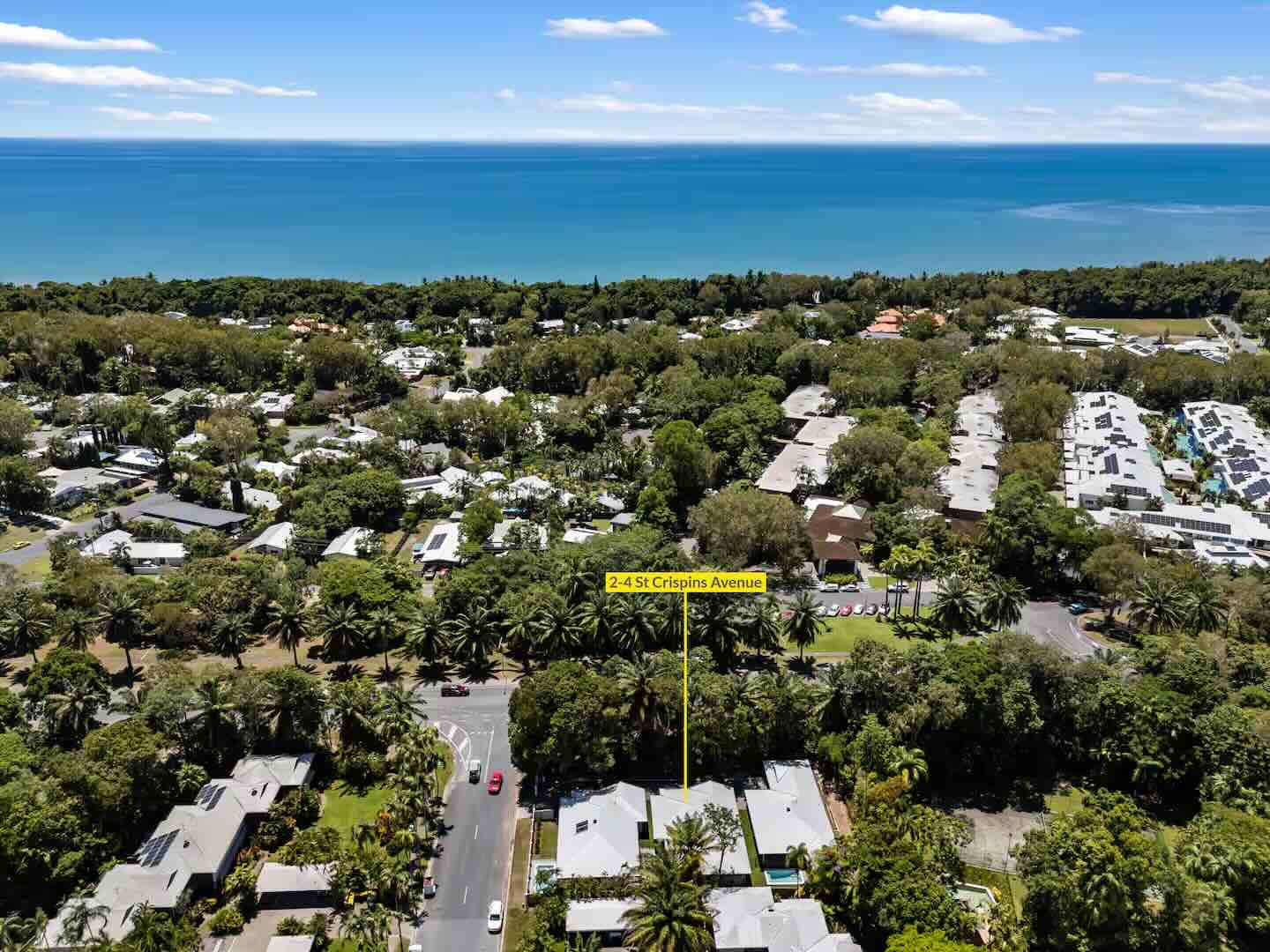 Executive Retreats Villa 3 St Crispins Location Aerial.